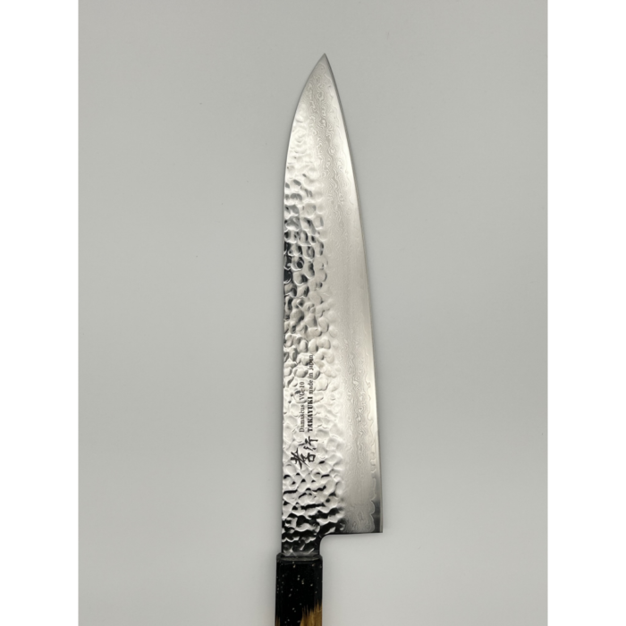 Sakai Takayuki VG10 33 Layer Damascus Gyuto 240mm japoniškas peilis su aštuonkampe dekoruoto ąžuolo rankena - Image 2