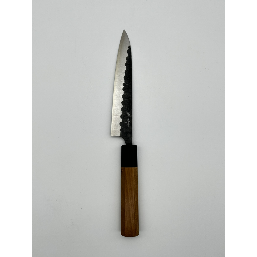 Masakage Koishi Aogami Super Kuro-uchi Petty 150mm japoniškas peilis su aštuonkampe vyšnios rankena