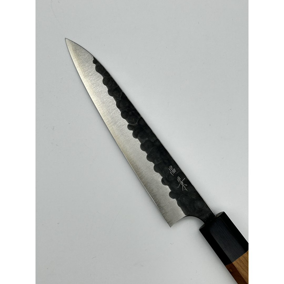 Masakage Koishi Aogami Super Kuro-uchi Petty 150mm japoniškas peilis su aštuonkampe vyšnios rankena - Image 4