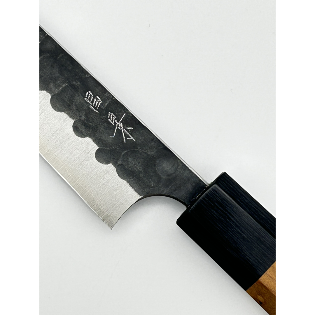 Masakage Koishi Aogami Super Kuro-uchi Petty 150mm japoniškas peilis su aštuonkampe vyšnios rankena - Image 5